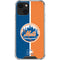 MLB New York Mets Split iPhone 13 Mini Clear Case