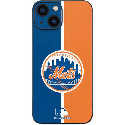 MLB New York Mets Split iPhone 13 Mini Skin