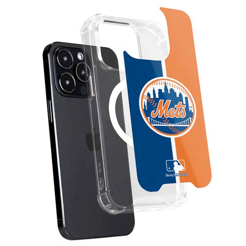 MLB New York Mets Split iPhone 13 Pro Max MagSafe Case