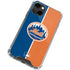 MLB New York Mets Split iPhone 14 Clear Case