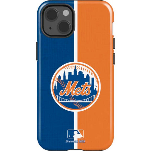 MLB New York Mets Split iPhone 15 Impact Case
