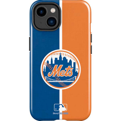 MLB New York Mets Split iPhone 15 Plus Impact Case