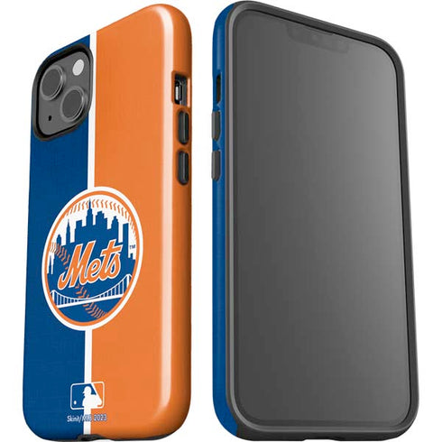 MLB New York Mets Split iPhone 15 Plus Impact Case