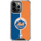 MLB New York Mets Split iPhone 15 Pro Clear Case