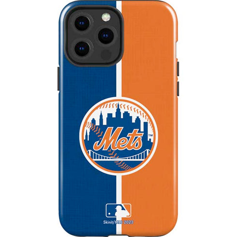 MLB New York Mets Split iPhone 15 Pro Max Impact Case