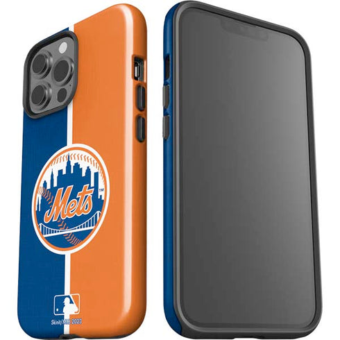MLB New York Mets Split iPhone 15 Pro Max Impact Case