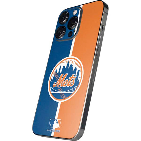 MLB New York Mets Split iPhone 14 Pro Skin