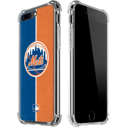 MLB New York Mets Split iPhone 7/8 Plus Clear Case