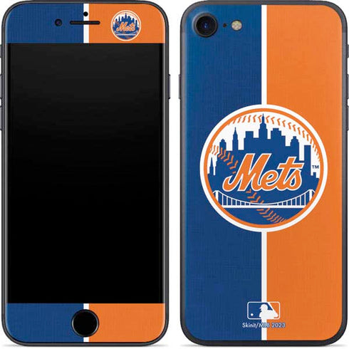 MLB New York Mets Split iPhone 7 Skin