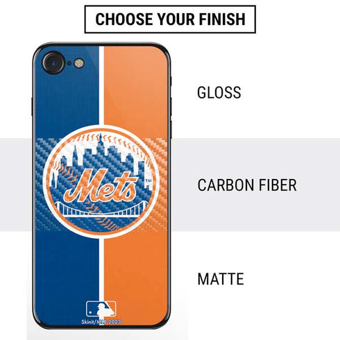 MLB New York Mets Split iPhone SE (2nd & 3rd Gen) Skin