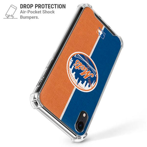 MLB New York Mets Split iPhone XR Clear Case
