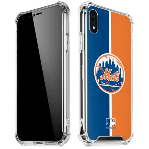 MLB New York Mets Split iPhone XR Clear Case