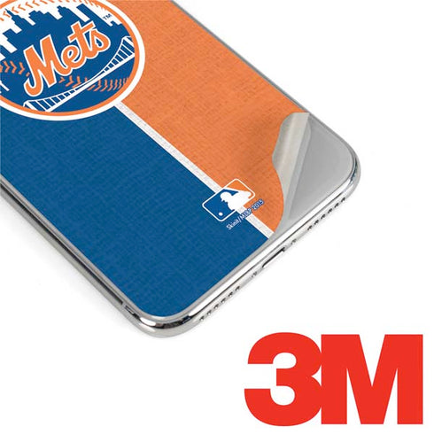 MLB New York Mets Split iPhone XS Skin