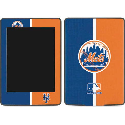 MLB New York Mets Split Amazon Kindle Skin