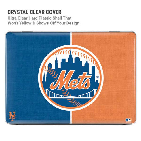 MLB New York Mets Split MacBook Air 13in M1 (2021) Case plus Skin