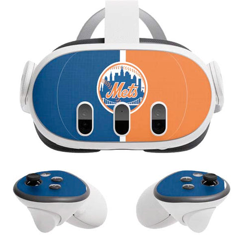 MLB New York Mets Split Meta Quest 3 Skin