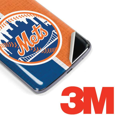 MLB New York Mets Split Moto E5 Plus Skin
