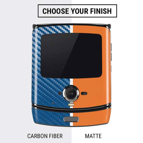 MLB New York Mets Split Motorola RAZR Skin