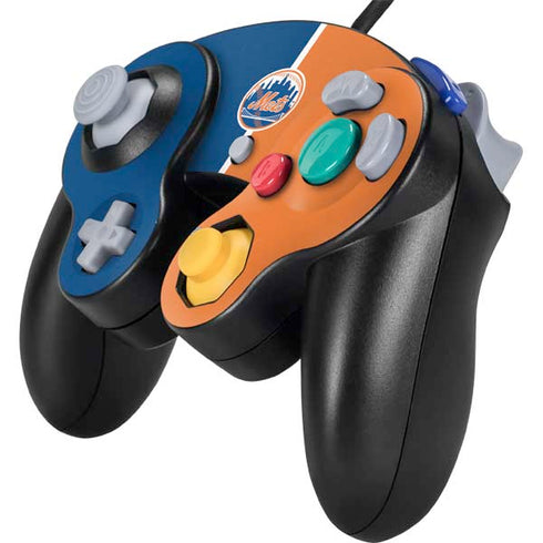MLB New York Mets Split Nintendo GameCube Controller Skin