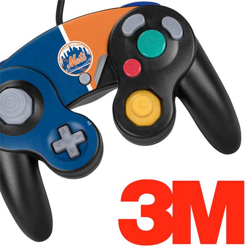 MLB New York Mets Split Nintendo GameCube Controller Skin