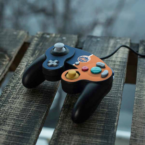 MLB New York Mets Split Nintendo GameCube Controller Skin