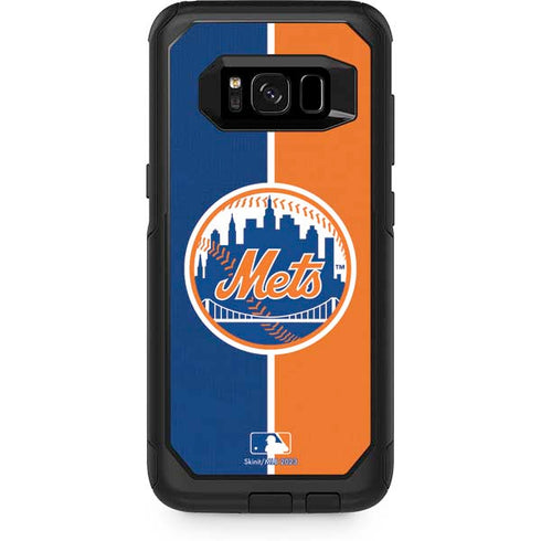 MLB New York Mets Split Otterbox Commuter Galaxy Skin