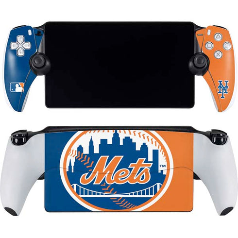 MLB New York Mets Split PlayStation Portal Remote Player Skin