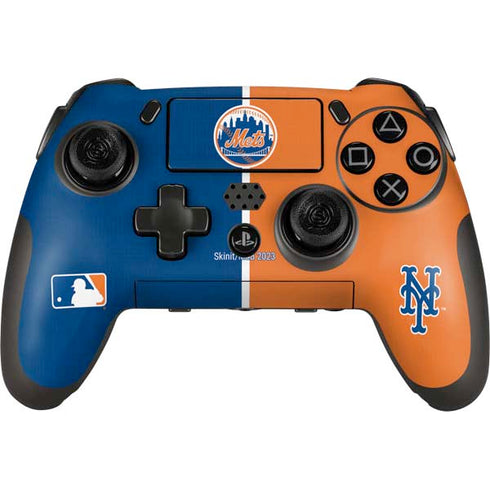 MLB New York Mets Split PlayStation Scuf Vantage 2 Controller Skin