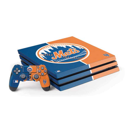 MLB New York Mets Split PS4 Pro Bundle Skin