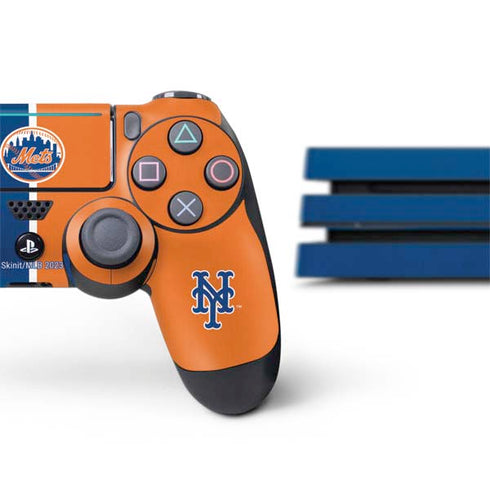 MLB New York Mets Split PS4 Pro Bundle Skin