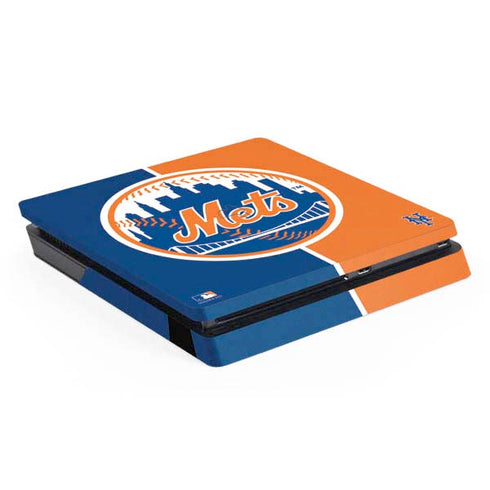 MLB New York Mets Split PS4 Slim Skin