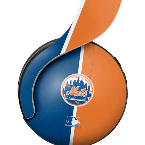 MLB New York Mets Split PULSE 3D Wireless Headset for PS5 Skin