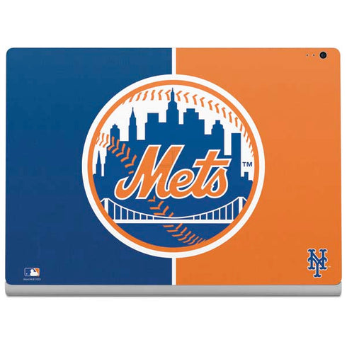 MLB New York Mets Split Surface Book 2 13.5in Skin