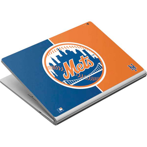 MLB New York Mets Split Surface Book Skin