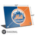 MLB New York Mets Split Universal Laptop 12in (9.8 x 6.8in) Skin