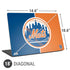 MLB New York Mets Split Universal Laptop 18in (14.6 x 10.6in) Skin