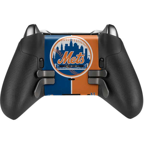 MLB New York Mets Split Xbox Elite Wireless Controller Series 2 Skin