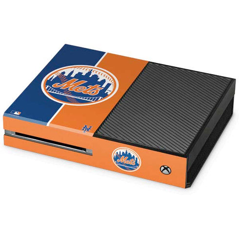 MLB New York Mets Split Xbox One Console Skin