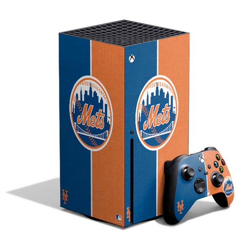 MLB New York Mets Split Xbox Series X Bundle Skin