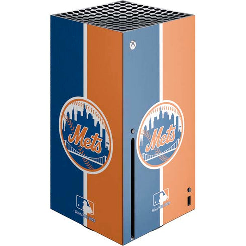 MLB New York Mets Split Xbox Series X Console Skin