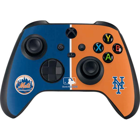 MLB New York Mets Split Xbox Series X Controller Skin
