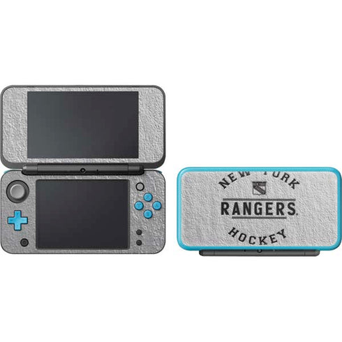 NHL New York Rangers Black Text Nintendo 2DS XL (2017) Skin