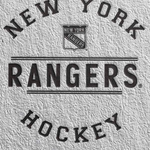 NHL New York Rangers Black Text Nintendo 2DS XL (2017) Skin