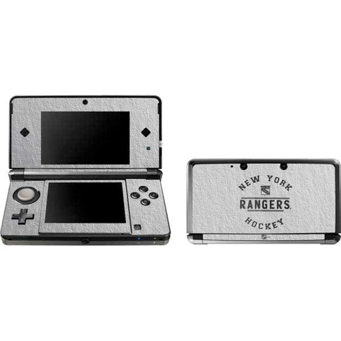 NHL New York Rangers Black Text 3DS (2011) Skin
