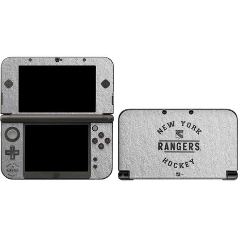 NHL New York Rangers Black Text 3DS XL 2015 Skin