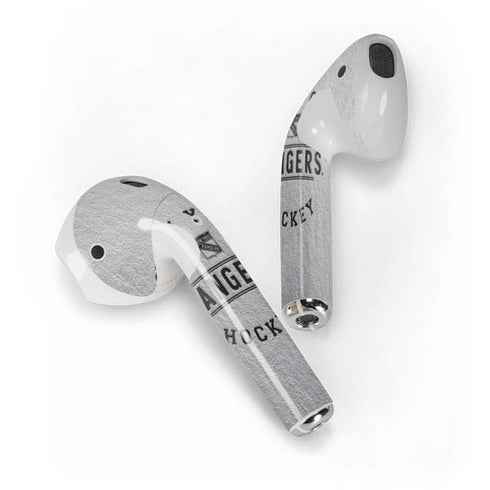 NHL New York Rangers Black Text Apple AirPods Skin