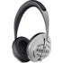 NHL New York Rangers Black Text Bose Noise Cancelling Headphones 700 Skin