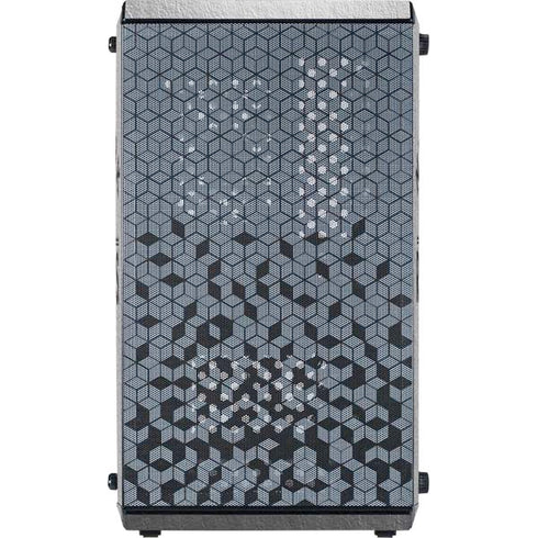 NHL New York Rangers Black Text Cooler Master MasterBox Q300L Mini Tower Skin