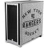 NHL New York Rangers Black Text Corsair 4000D Tempered Glass Mid-Tower ATX Case Skin
