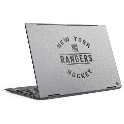 NHL New York Rangers Black Text HP Envy Skin